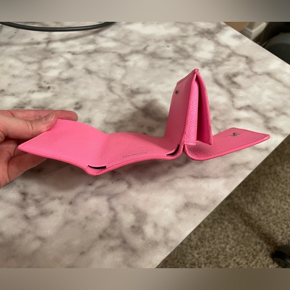 Balenciaga Mini Wallet Neon Pink - Picture 8 of 10